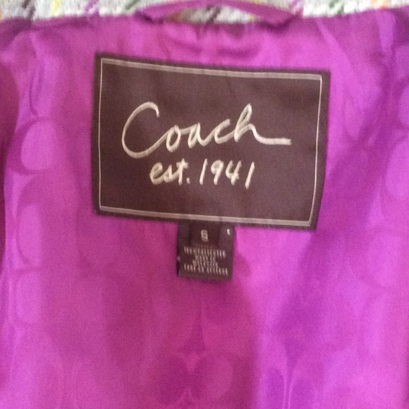 EUC Coach Women’s Coat, Sz S - Picture 12 of 15